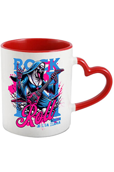 StoryGift Romania Cana Rock N Roll Nu o sa Moara , 330ml, Ceramica cu Maner I...