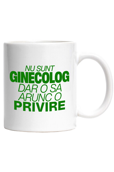 StoryGift Romania Cana cu Mesaj In Limba Romana Text Nu Sunt Ginecolog Dar o ...