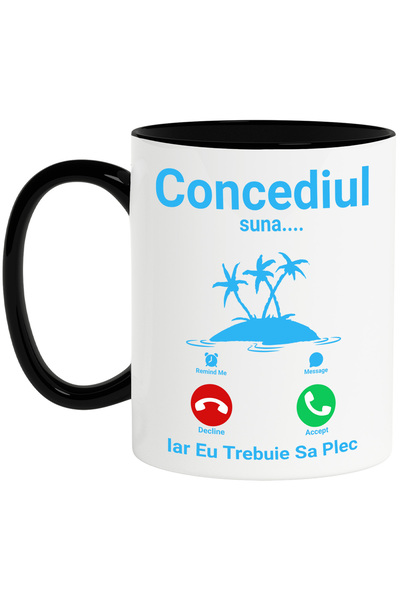StoryGift Romania Cana cu Apel Telefonic Insula Tropicala Text Concediul Suna...