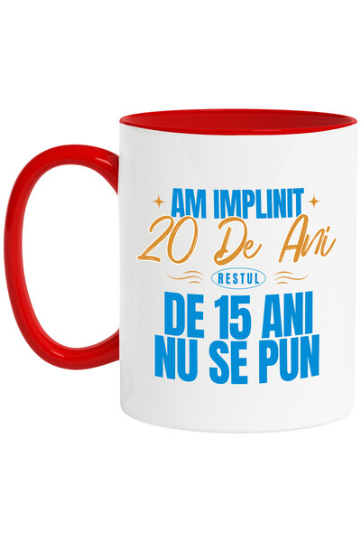 StoryGift Romania Cana cu Mesaj Haios Aniversare Text In Limba Romana Am Impl...