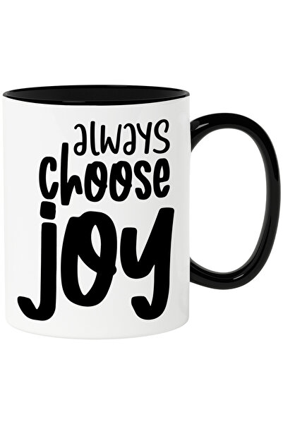 StoryGift Romania Cana cu textul in engleza "Always choose joy" - alege mereu...
