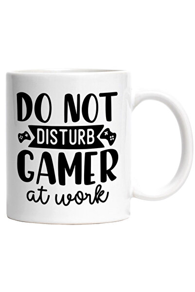 StoryGift Romania Cana cu textul "Do not disturb, gamer at work" - nu deranja...