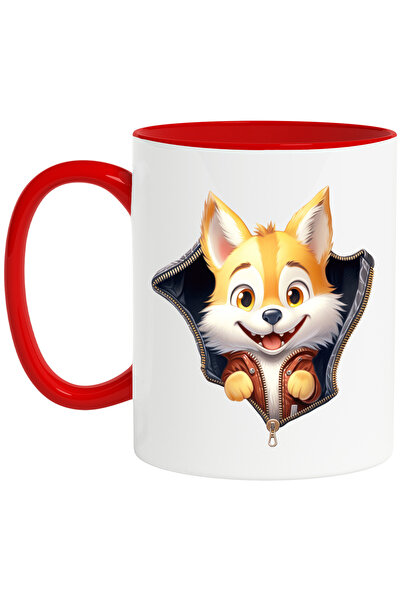 StoryGift Romania Cana cu un vulpoi care a deschis un fermoar | ilustratie | ...