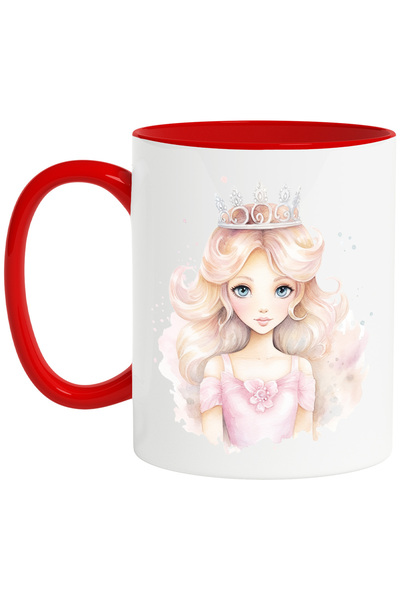 StoryGift Romania Cana cu o fetita care poarta o coroana | ilustratie | print...