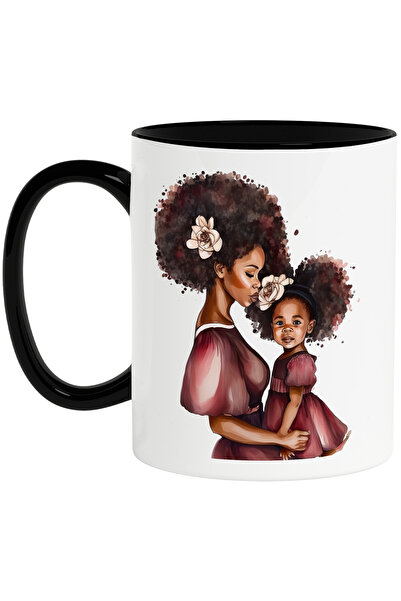 StoryGift Romania Cana cu o mama de culoare care isi tine in brate fetita | i...