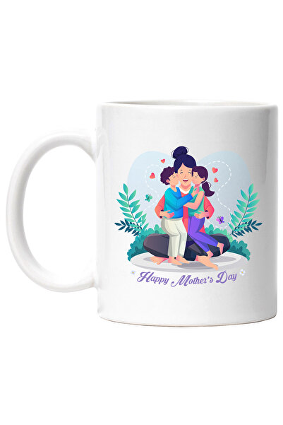 StoryGift Romania Cana Cu Mesaj In Engleza Happy Mother's Day, Ziua Mamei, Fr...