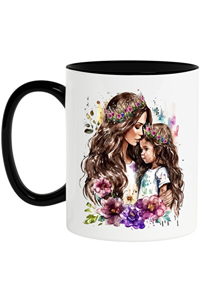 StoryGift Romania Cana cu o mama care isi tine fetita | ilustratie | coronite...