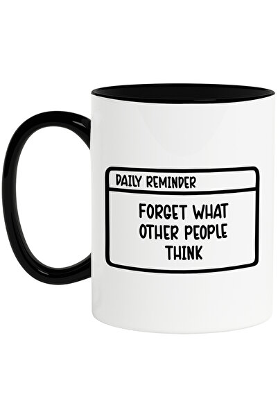 StoryGift Romania Mug with the message that urges you to forget what others t...