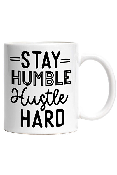StoryGift Romania Cana cu mesajul "Stay humble, hustle hard" - ramai modest, ...