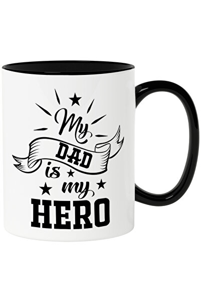 StoryGift Romania Cana cu Textul in Engleza My Dad is My Hero, Tata e Eroul M...