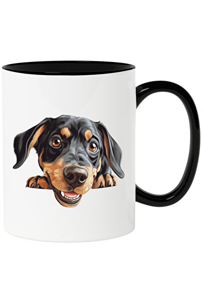 StoryGift Romania Cana cu un catel vesel care asteapta sa se joace cu stapanu...