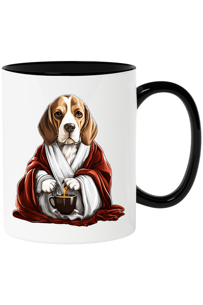 StoryGift Romania Cana cu un catel care sta intr-un capod | ilustratie | ceas...