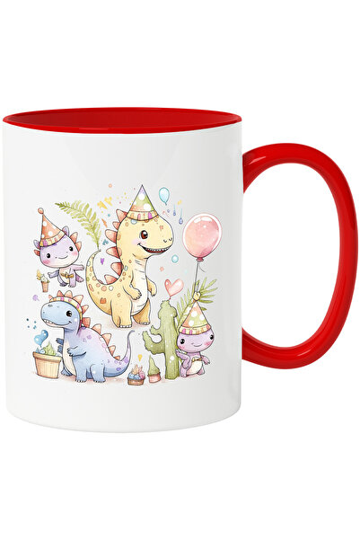 StoryGift Romania Cana cu mai multi dinozauri micuti | ilustratie | plante | ...
