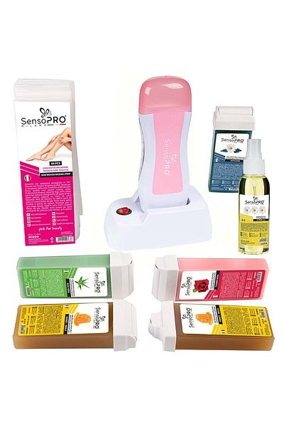 SensoPRO Milano Ital Premium Waxing Kit Gift Narrow Applicator Wax Refill