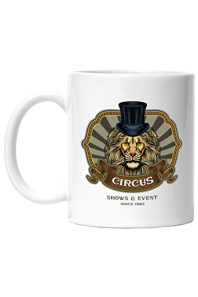 StoryGift Romania Cana Cu Mesaj In Engleza Circus, Leu, Joben, Circ, Emblema,...