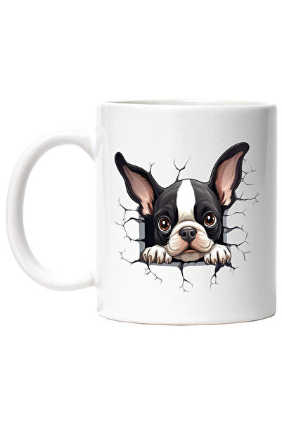StoryGift Romania Cana cu French Bulldog, caine, animal de companie, ilustrat...