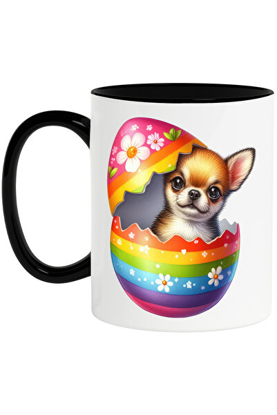 StoryGift Romania Cana cu un catel care iese dintr-un ou spart | ilustratie |...