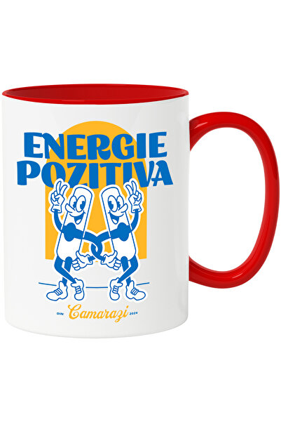 StoryGift Romania Cana Prieteni energie pozitiva doua pahare camarazi, 330ml,...