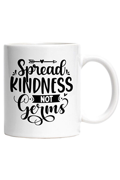StoryGift Romania Cana cu textul in engleza "Spread kindness, not germs" - ra...
