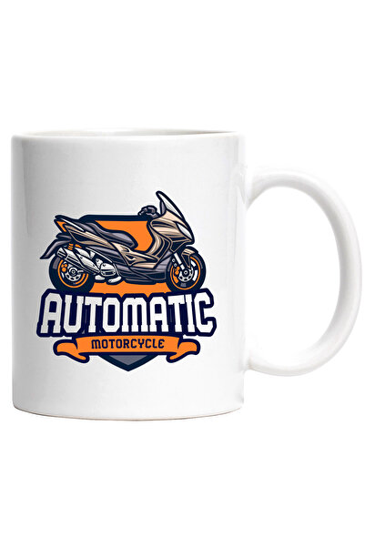 StoryGift Romania Cana Cu Mesaj Automatic Motorcycle, Panglica, Emblema, Mult...