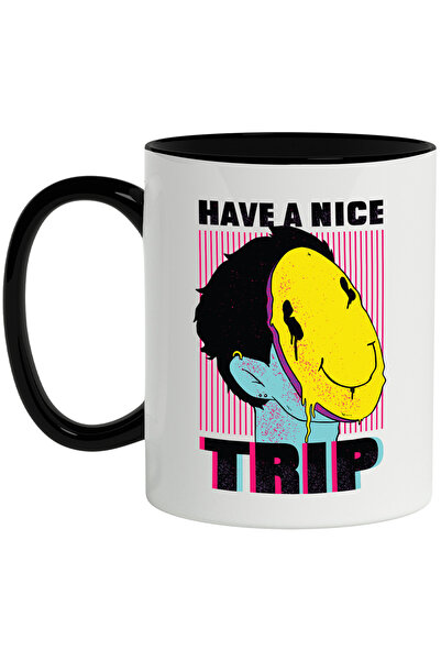 StoryGift Romania Cana Baiat Cu Masca pe fata, Zambind Fals, Have a nice Trip...