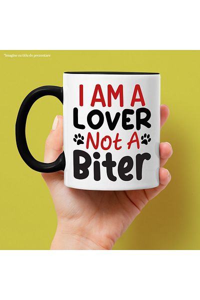 StoryGift Romania Mug for dog lovers - dogs who are loving, not "biting" with , With ,STG