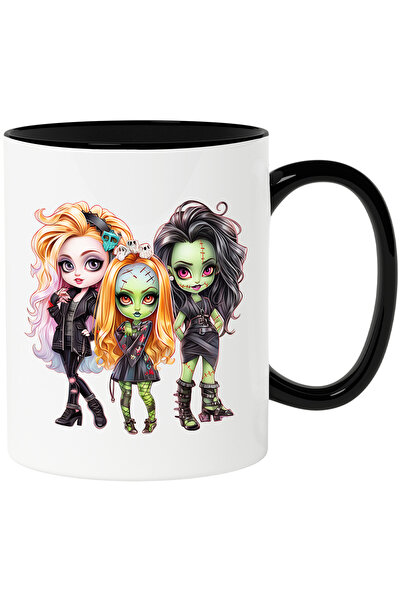 StoryGift Romania Cana cu niste fete un diferite costume de Halloween | zombi...