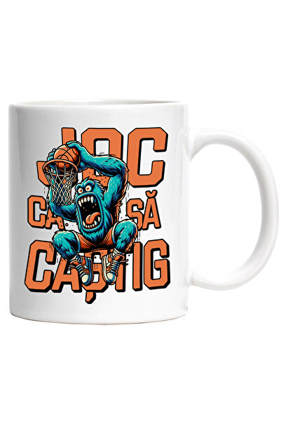 StoryGift Romania Cana Gorila saritura inalta cos baschet sport activ, 330ml,...