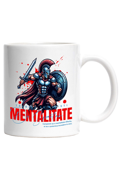 StoryGift Romania Cana Mentalitate de Spartan - Trebuie sa Rezisti, 330ml, Ce...