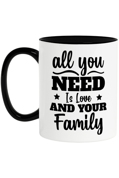 StoryGift Romania Cana cu mesaj din care reiese ca ai nevoie doar de iubire s...