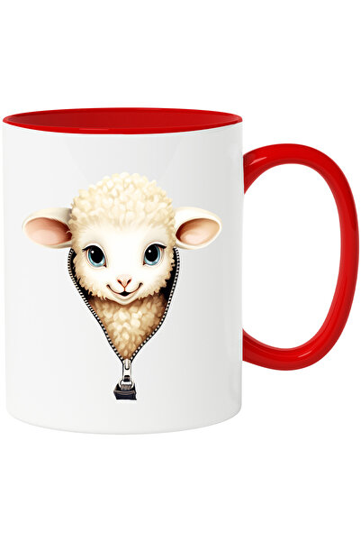 StoryGift Romania Cana cu un miel vesel | ilustratie | fermoar | la caldurica...