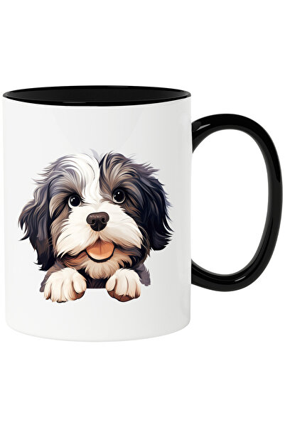 StoryGift Romania Cana cu un catel vesel | ilustratie | blanos | talie mica |...