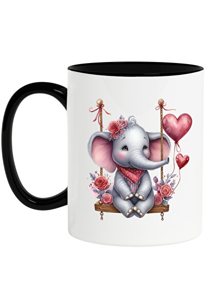 StoryGift Romania Cana cu un mic elefant care se da in leagan, joaca, parc, t...