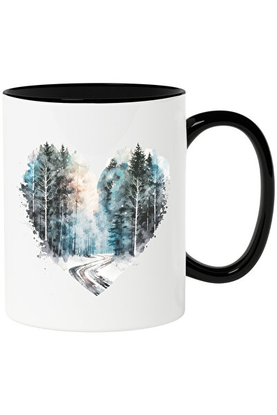 StoryGift Romania Cana cu un peisaj dintr-o padure in timpul iernii | in form...