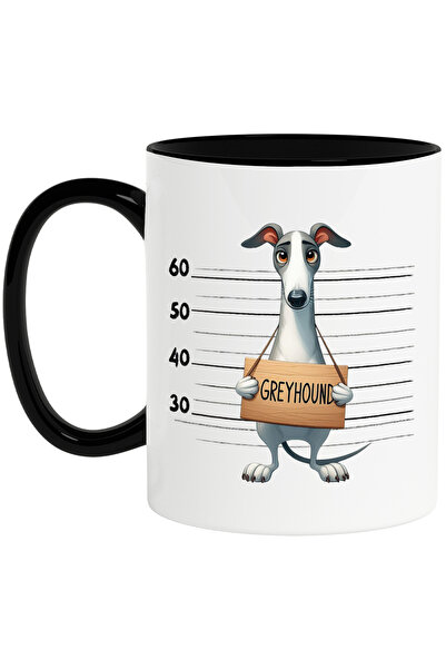 StoryGift Romania Cana cu Greyhound (ogar), caine, animal de companie, ilustr...