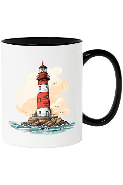 StoryGift Romania Cana cu un far | ilustratie | pasari | mare | apa | arta ve...