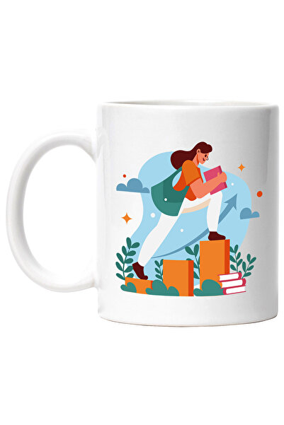 StoryGift Romania Cana Cu Fata, Carti, Nori, Stele, Educatie, Geanta, Multico...