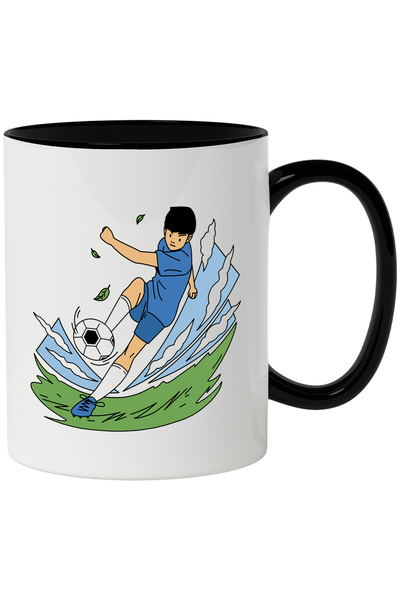StoryGift Romania Cana Cu Jucator, Iubitori De Sport, Fotbal, Minge, Teren, M...
