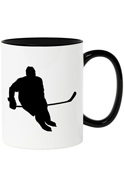 StoryGift Romania Cana cu un jucator de hochei care patineaza - crosa cu Mane...