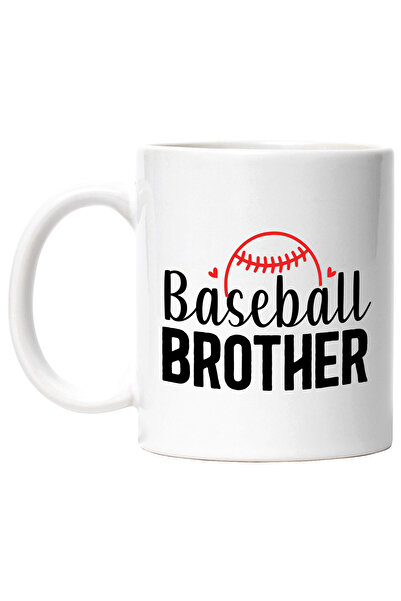 StoryGift Romania Cana cu minge si inimioare cu mesajul "Baseball brother" - ...