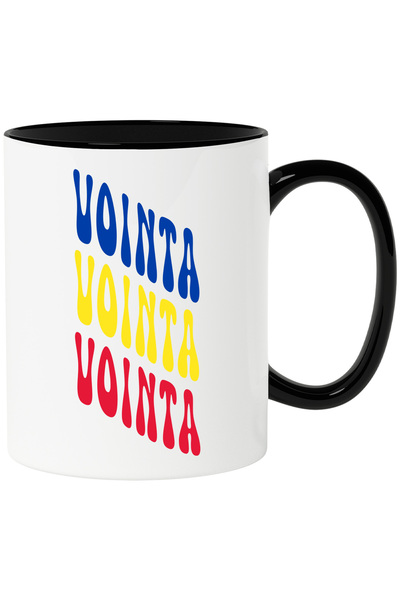 StoryGift Romania Cana Cuvantul Vointa, in Culorile Steagului Romaniei, Rosu,...