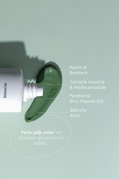 Bibimcos Porenreinigende Tonmaske 100 ml – Tonmaske speziell für die Porenreinigung