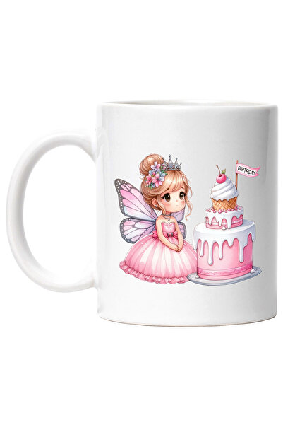 StoryGift Romania Cana cu o fetita cu aripi de fluture | ilustratie | ca o za...