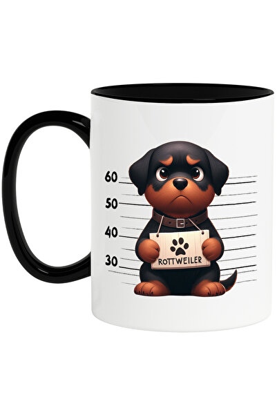 StoryGift Romania Cana cu Rottweiler, caine, animal de companie, ilustratie, ...