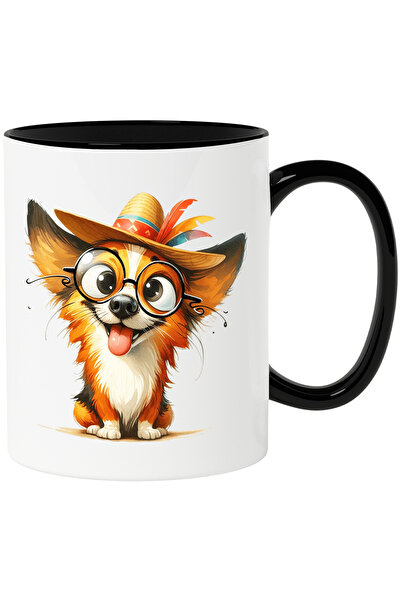 StoryGift Romania Cana cu un catel nebunatic | ilustratie | privire ciudata |...