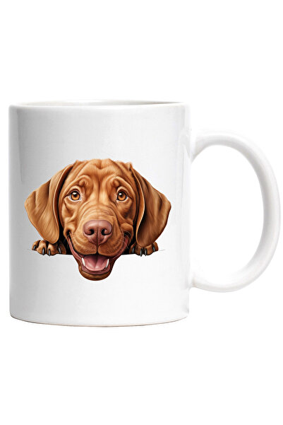 StoryGift Romania Cana cu un catel maro | ilustratie | zambet | vrea sa se jo...