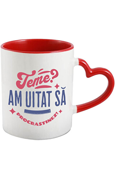 StoryGift Romania Cana Teme_ Am uitat sa procrastinez!, 330ml, Ceramica cu Ma...