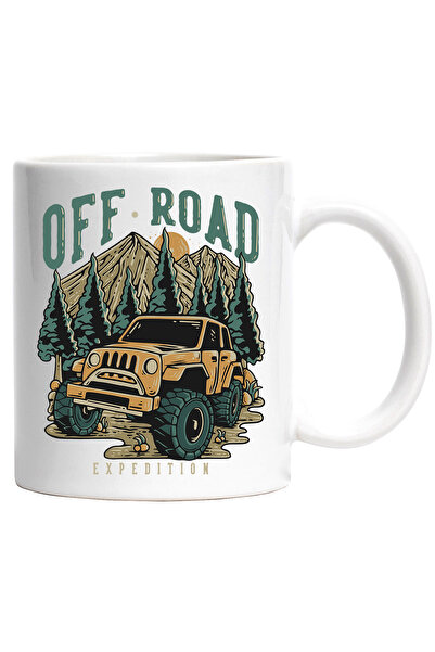 StoryGift Romania Cana Cu Mesaj In Engleza Off Road Expedition, Munte, Masina...