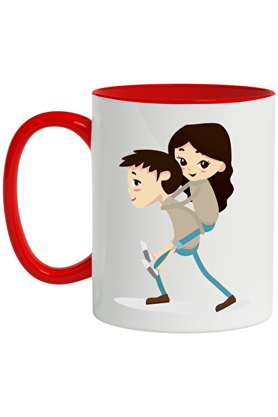 StoryGift Romania Cana Cu Relatie, Cuplu, Dragoste, Multicolor 330 ml, Cerami...