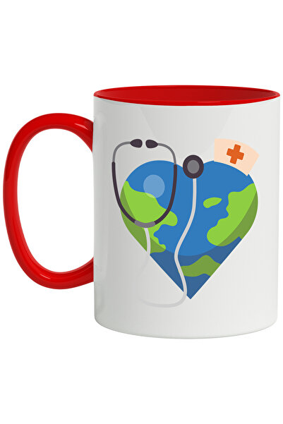 StoryGift Romania Cana Cu Inima, Asistenta, Stetoscop, Planeta, Multicolor 33...